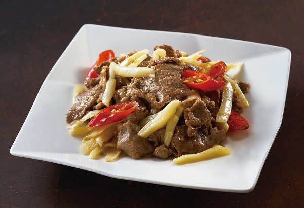 Stir-fried Lamb Loin with Vinegar and Ginger