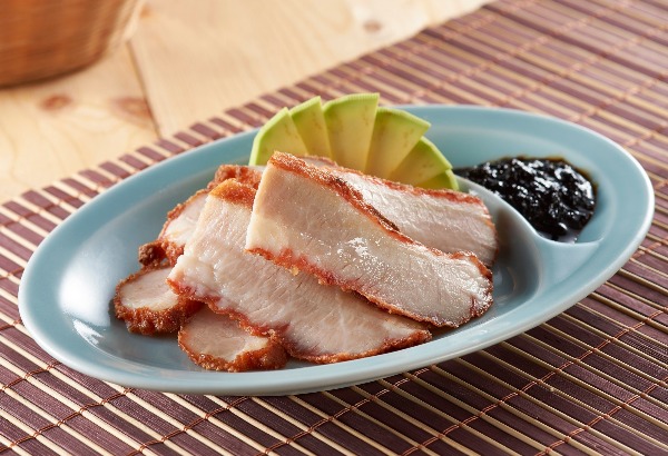 Braised Pork Neck in Red Yeast Rice