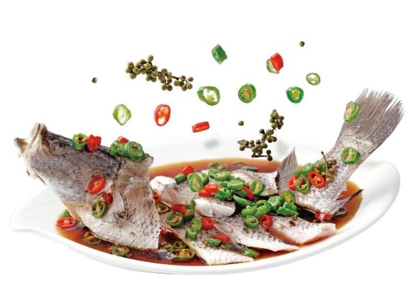 Sea Bass Steamed with Green Peppercorns