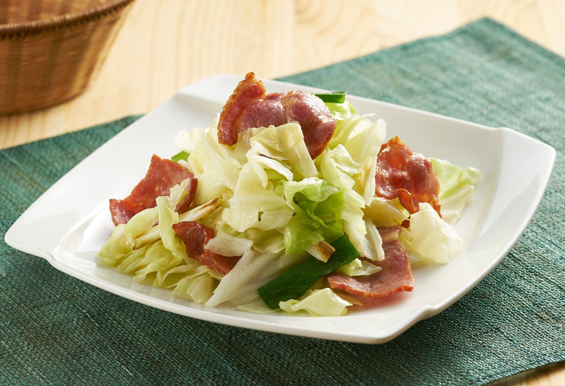 Stir-fried Cabbage with Bacon